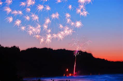 A View From The Beach Fireworks At The Beach July 4 2014