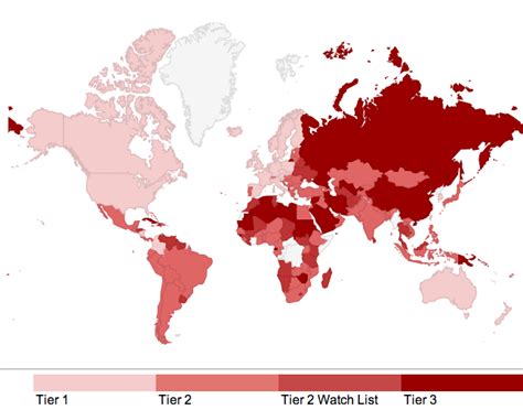A Fascinating Map Of The Worst Countries For Modern Slavery The Atlantic