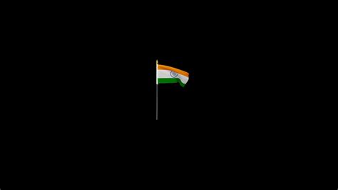 Indian National Flag Flying Animation