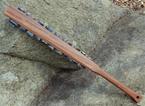 An Aztec Macuahuitl A Wooden Club Sword With Obsidian Blades Forhonor