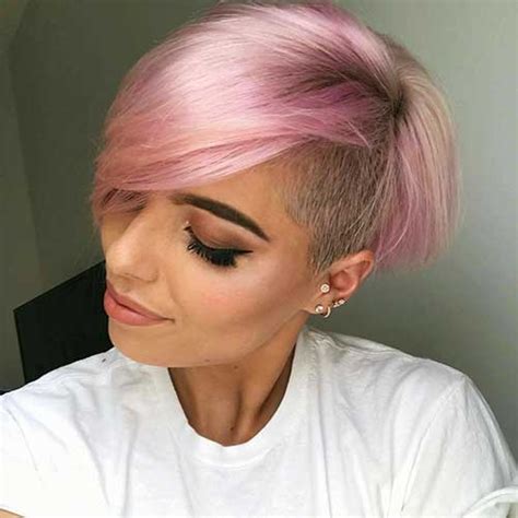 Totally Adorable Pink Colored Short Hairstyles We Love