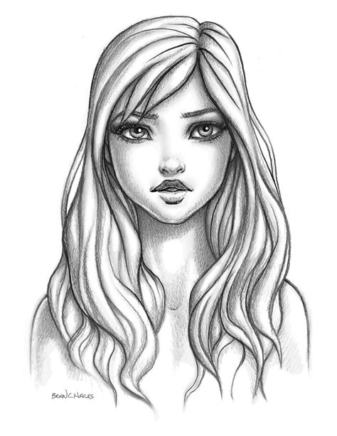 Artstation How To Draw A Female Face Cartoon Style Artworks