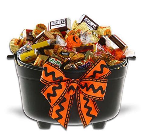 Cauldron Of Chocolate Halloween Candy T Basket Great Care Package
