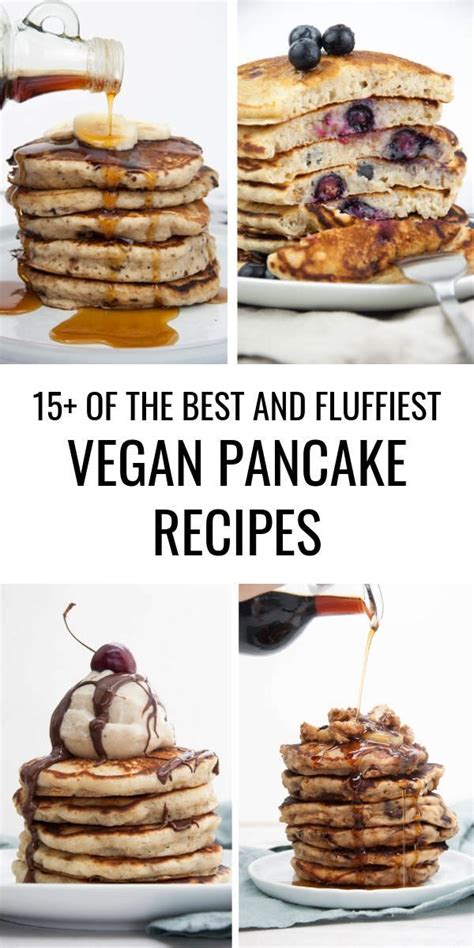 15 Vegan Pancake Recipes Elephantastic Vegan Fluffy Vegan Pancake