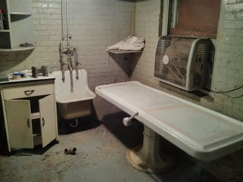 This Is The Embalming Room Of A Small Funeral Home In Disuse R Creepy Funeral Home
