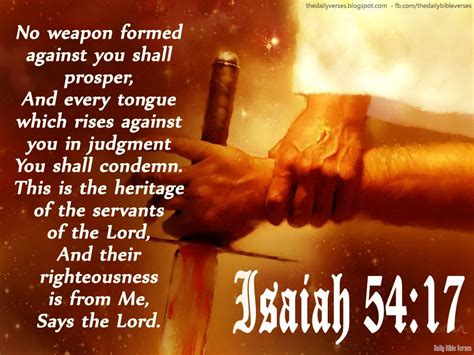 No Weapon Formed Against You Shall Prosper And Every Tongue Which