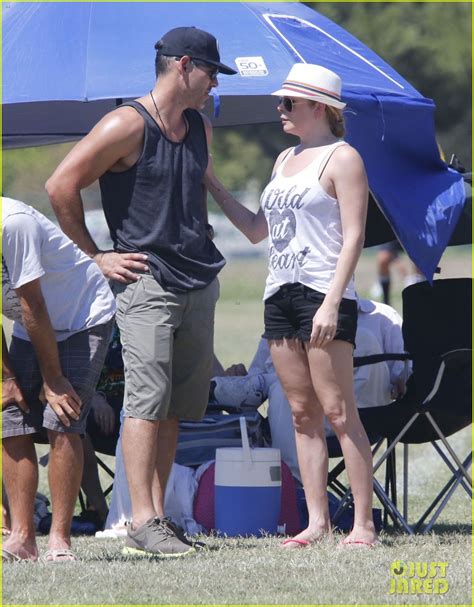 Leann Rimes And Eddie Cibrian Sweat It Out At Masons Game Photo
