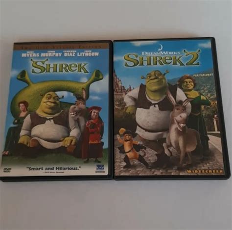 Shrek Shrek 2 Shrek The Third And Shrek Forever After Widescreen Dvd