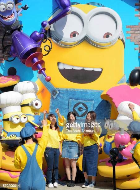 New Attraction Minion Park Opening Ceremony At Universal Studios Japan