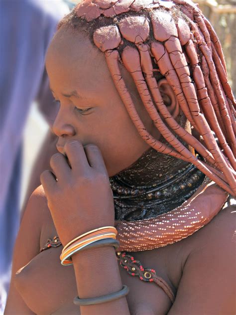 Young Himba Girl Young Girls And Woman Who Dont Have Chi