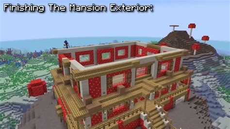 Farzy Builds A Mushroom Mansion In Minecraft Hardcore Youtube