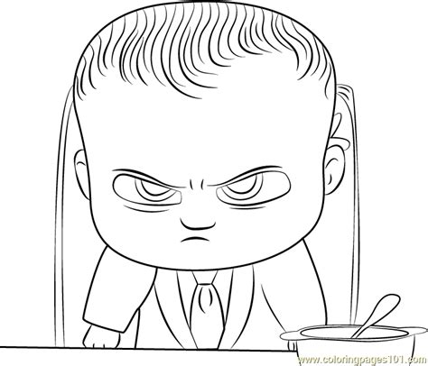 Boss Baby Pdf Coloring Pages Clowncoloringpages