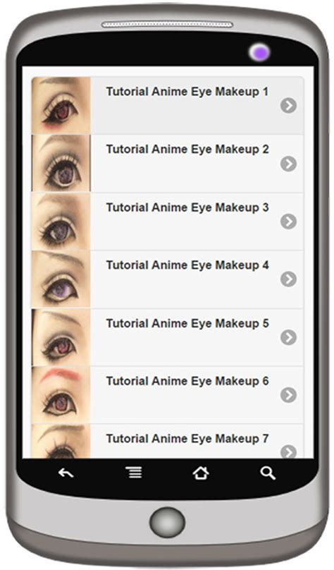 Step By Step Anime Eye Makeup Guideappstore For Android