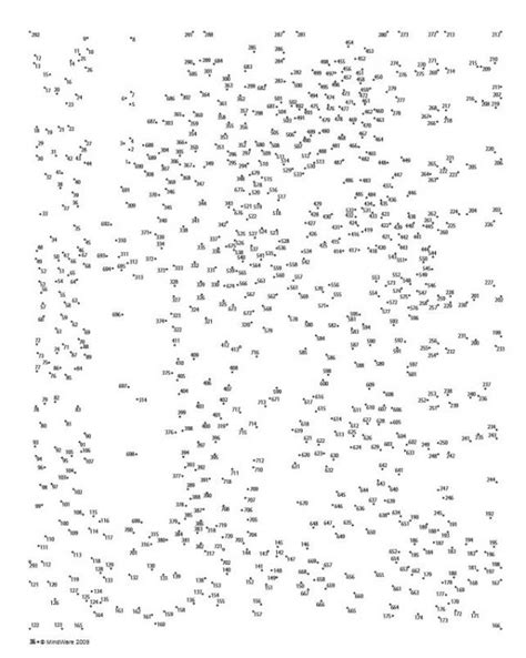 Your goal is to complete the drawing in one line by connecting all of the dots in the right order. Mindware Extreme Dot to Dot printables free | Hard dot to dot, Dot to dot printables, Dot to dot ...