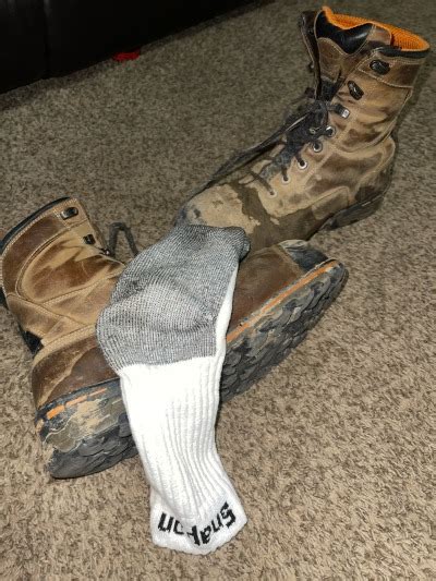 Enjoying Trucker Boots And His Sweaty Damp Socks Tumbex