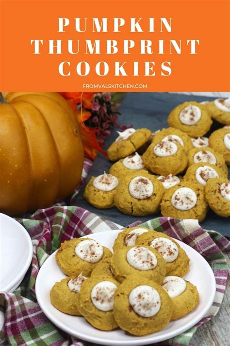 Pumpkin Thumbprint Cookies Recipe From Vals Kitchen