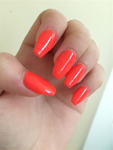 Orange Red Nails Red Orange Nails Red Nail Art Red Acrylic Nails