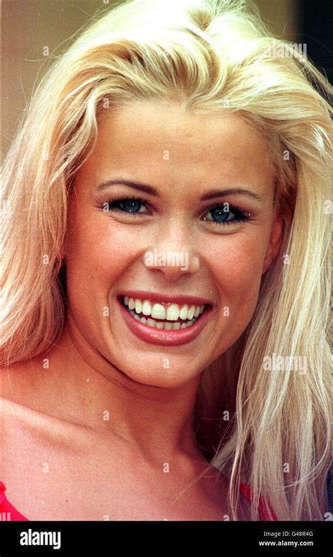 Melinda Messenger Page Three Model Hi Res Stock Photography And Images
