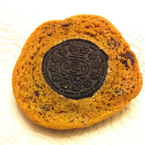 Chocoholics Rejoice Chocolate Chip Cookie With An Oreo Surprise