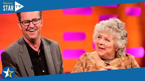 Miriam Margolyes Pays Tribute To Matthew Perry With X Rated Clip As She