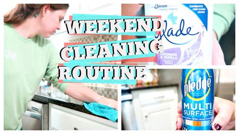 saturday morning speed cleaning routine youtube