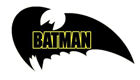 Batman Logo Outline Inside Pulse
