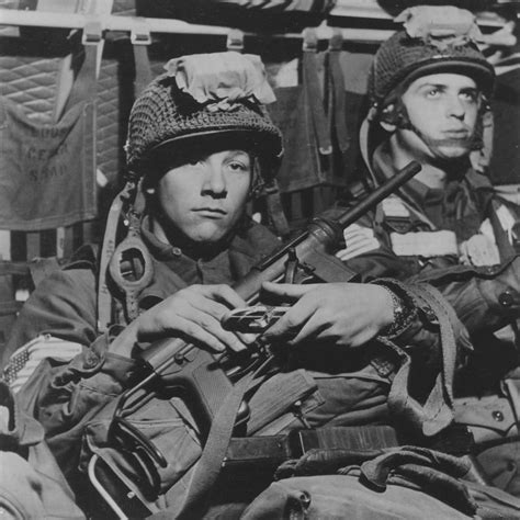 Paratroopers Of The Us 17th Airborne Division Enroute To Germany