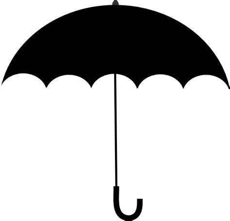 Black White Umbrella Clip Art At Vector Clip Art Online