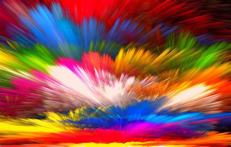 Wallpaper Background Paint Colors Colorful Abstract Rainbow