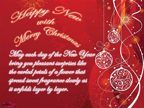 Poetry And Worldwide Wishes Happy New Year With Merry Christmas With