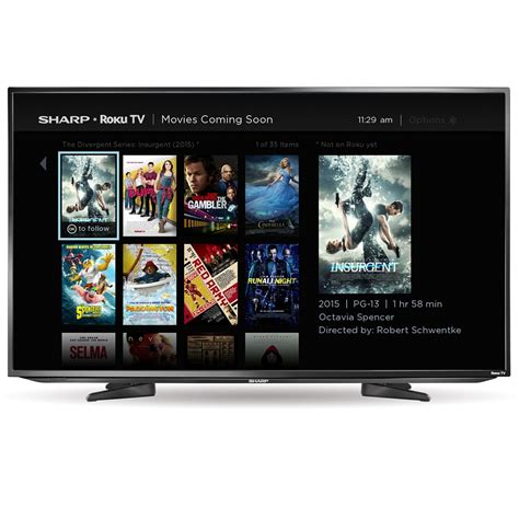 From The Big Screen To Your Home Sharp Roku Tv Takes Entertainment To