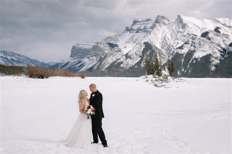 Intimate Elopement Wedding In Banff Winter Lotus Photography