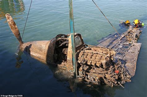 Wwii Plane Recovered From Black Sea After Crashing 77 Years Agopics