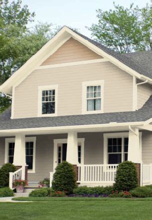 Exterior house colors that will make you want to paint in 2021. Sherwin Williams Visualizer: Kilim Beige, Wickerwork, and ...