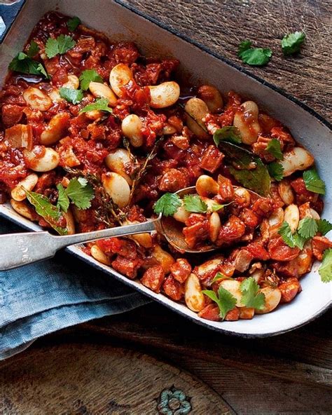 One Pot Pancetta Stew With Butter Beans And Chorizo Recipe Delicious