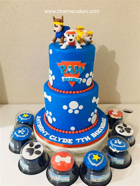 Charms Cakes Paw Patrol Clyde Paw Patrol Cake A Customize Paw