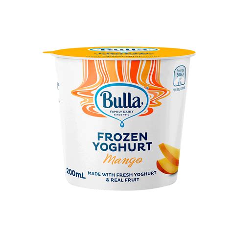 Bulla Frozen Yoghurt Mango 36pc Brentcorp Foodservice And Bulk Barn