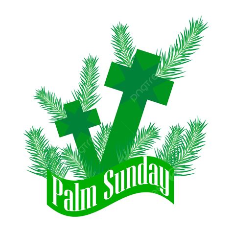 Palm Sunday Vector Hd Images Palm Sunday Holiday Celebration Design