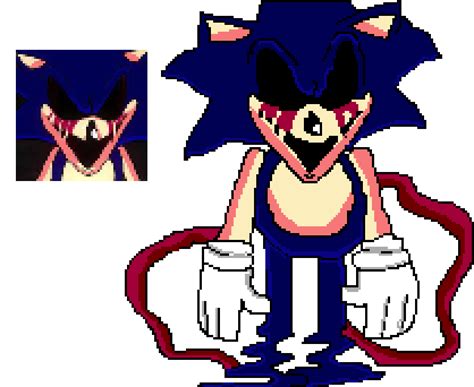 Sonic Exe Fnf Pixel Art Maker