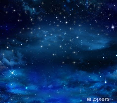 Wall Mural Beautiful Background Of The Night Sky Pixersca