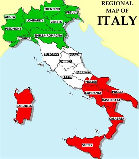 The 20 Regions Of Italy What Theyre Known For Where To Visit What
