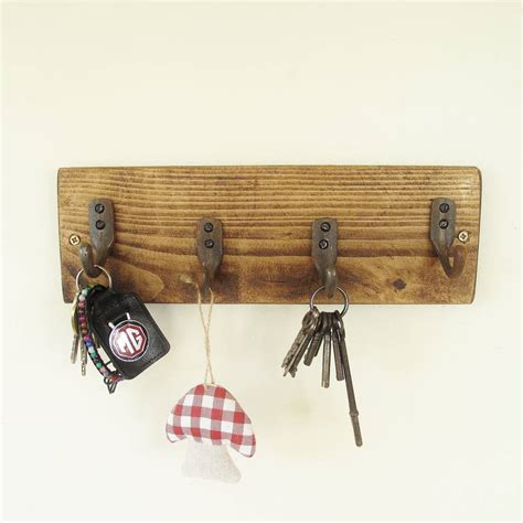 Reclaimed Wooden Key Rack By Seagirl And Magpie