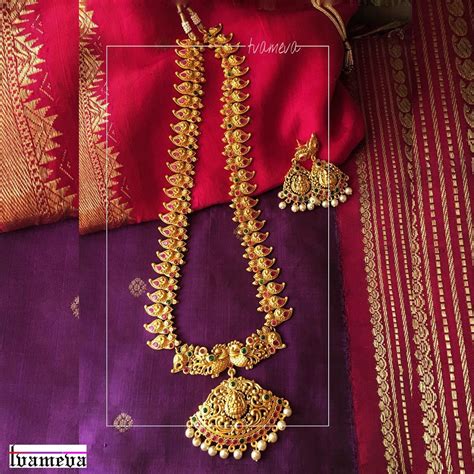 21 Traditional Mango Malanecklace Designs • South India Jewels