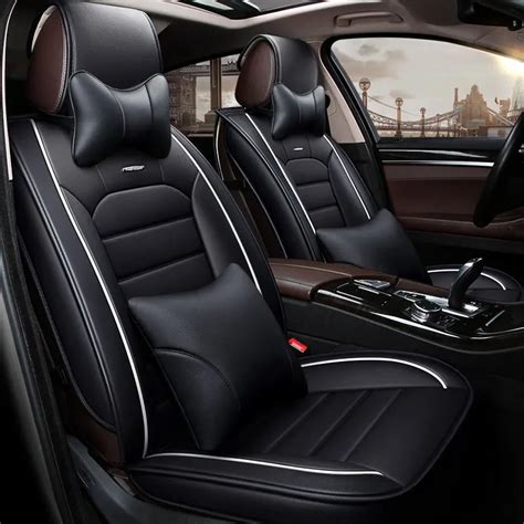 luxury leather car seat cover covers universal cars cushion car styling for opel astra g h j