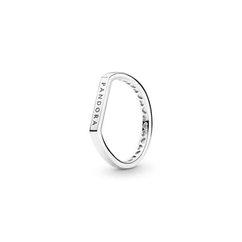 Pandora Logo Bar Stacking Ring 199048c00