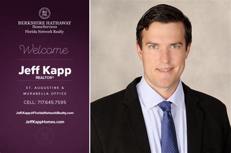 Berkshire Hathaway Homeservices Florida Network Realty Welcomes Jeff Kapp Real Estate Jacksonville