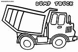 Dump Truck Coloring sketch template