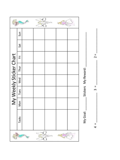 sticker charts fillable printable  forms