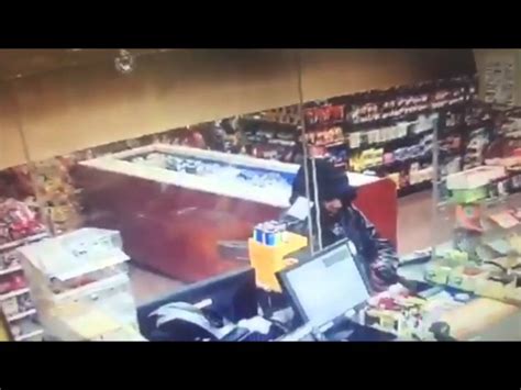 Robbery Of Sams Grocery Store On Surveillance Footage Youtube