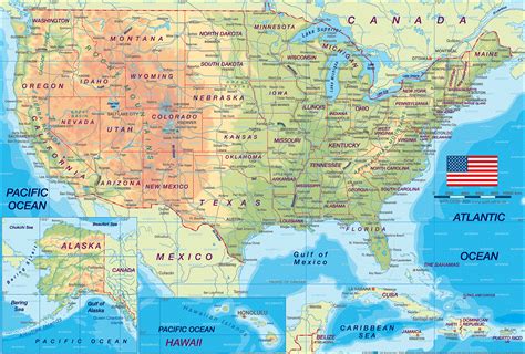 Usa Map Region Area Map Of Canada City Geography